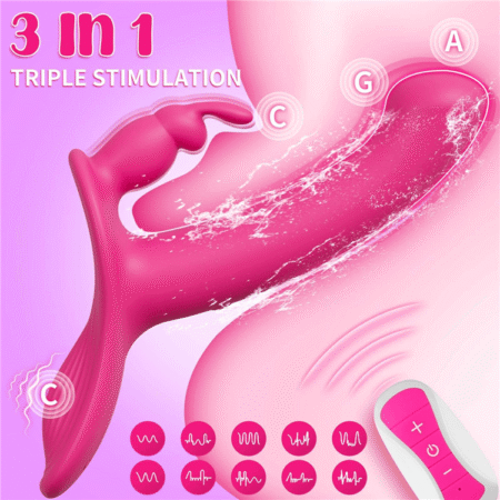 Rabbit G Spot Strapless Strap on Harness Sex Toy