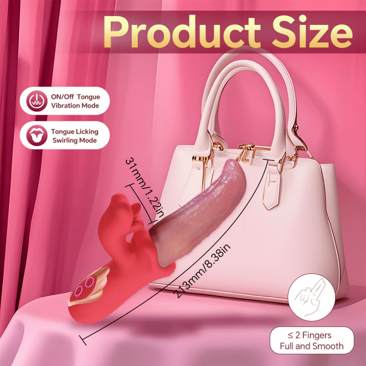 Women's Tongue Vibrator G-Spot Clitoral Stimulator - Image 4