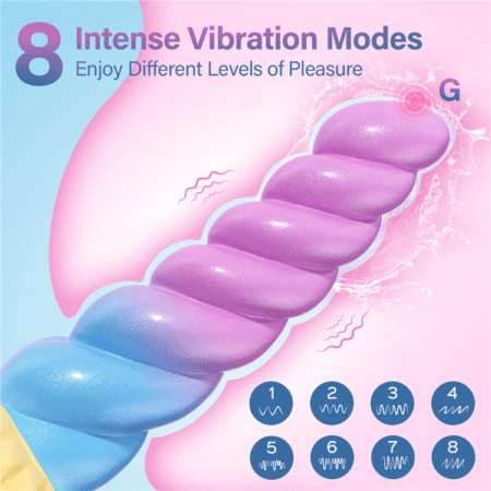 Remote Control Realistic Dragon Colorful Dildo Vibrator
