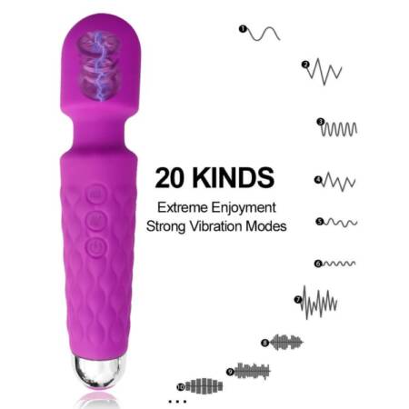 Rechargeable Electric Wand Massager Multi-Speed