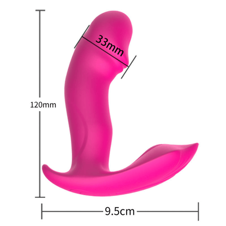 Strap on Butterfly Vibrator USB Rechargeable - Image 2
