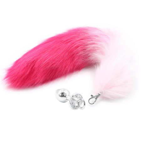 Detachable Smooth Foxtail Butt Plug